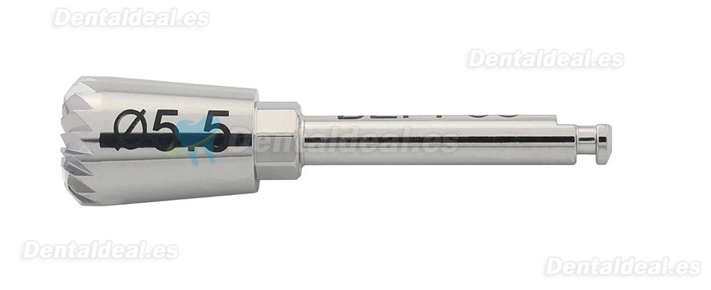 Perfilador &Oacute;seo ET para Implantes Dentales con Tornillos Gu&iacute;a 4.0 4.5 5.0 5.5 6.0